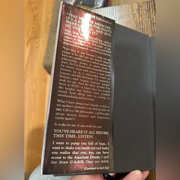 KISS Gene Simmons Sex Money KISS Hard Cover Book - Picture 3 of 3